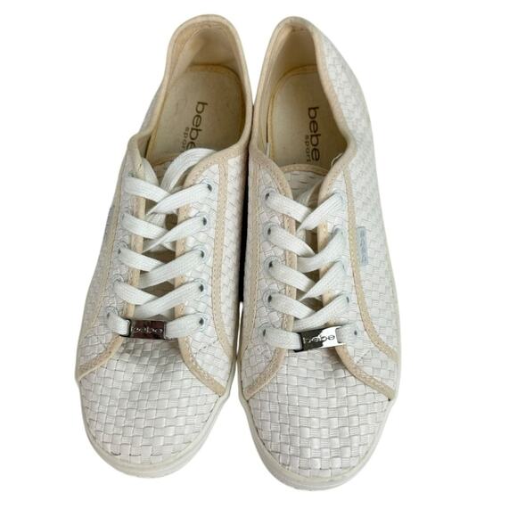 Bebe Dorey Casual Lace Up Sneakers Wms Sz 11 - Picture 5 of 9